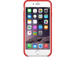 Capa em pele para iPhone 6 Vermelho