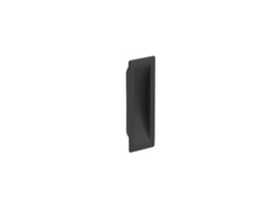 Conjunto de 25 Puxadores embutidos em Zamac com 64mm de centro, preto mate HARDWAREXCHANGE