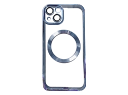 Capa Para Iphone 13 Max Com Revestimento Eletroplástico, Magnética E Resistente A Impactos, Na Cor Azul Far Peak
