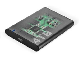 Disco Rígido BLUERAY SSD Externo 4 TB (Outlet Grade A - Preto)