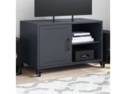 Vidaxl Móvel De Tv 68x39x43,5 Cm Aço Antracite