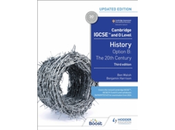 Livro Cambridge IGCSE and O Level History 3rd Edition Option B The 20th century de Harrison e Benjamin (Inglês)