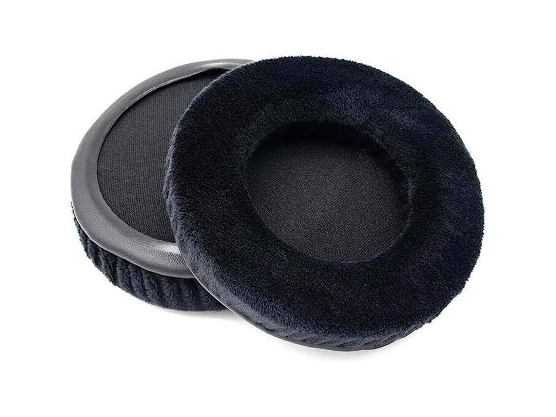 Almofadas Zruxe Para Auscultadores Audio-technica Ath-ad400, Ad700, Ad900x, A500, A500x, Ad500x, A700, A900x, A950lp Preto, Veludo