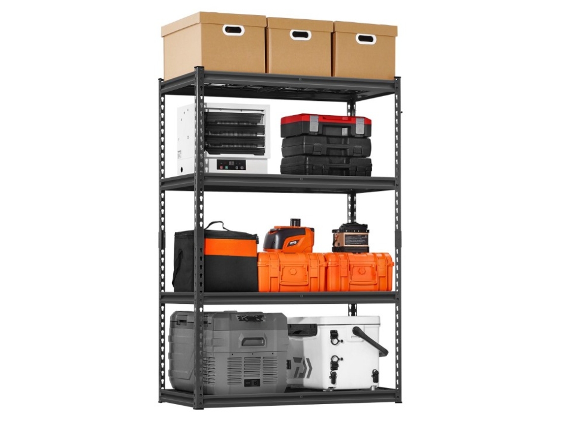 Estante De Armazenamento Modular 4 Níveis Para Garagem E Oficina Tekmaquinas