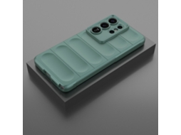 Capa Hexinyigjly Silicone Para Samsung Galaxy S25 Ultra, Com Revestimento Interior Em Microfibra Anti-riscos Verde