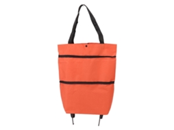Carrinho de Compras Dobrável, Grande Capacidade, com Zíper, em Tecido Oxford e com Rodas, Ideal para Camping. GOKOCO