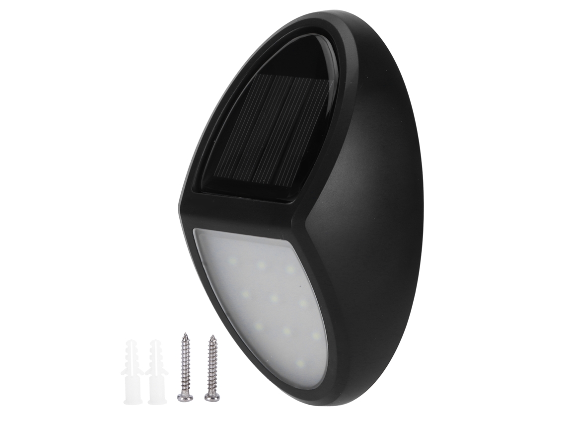 2026 lâmpada de Parede Solar Ip65 Impermeável para Jardim Pátio Varanda Decoração Luz Branca