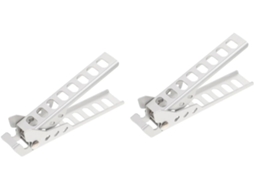 Pinça Universal Para Panelas Pretyzoom, 2 Peças, Em Aço Inoxidável, Antiderrapante, Utensílio De Cozinha Prático Para