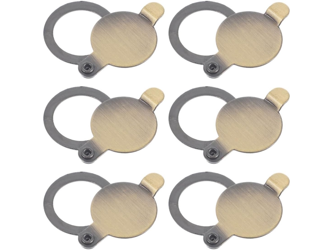 Conjunto De 6 Peças Tampas Cobre Para Olho Mágico Porta, E Maior Segur
