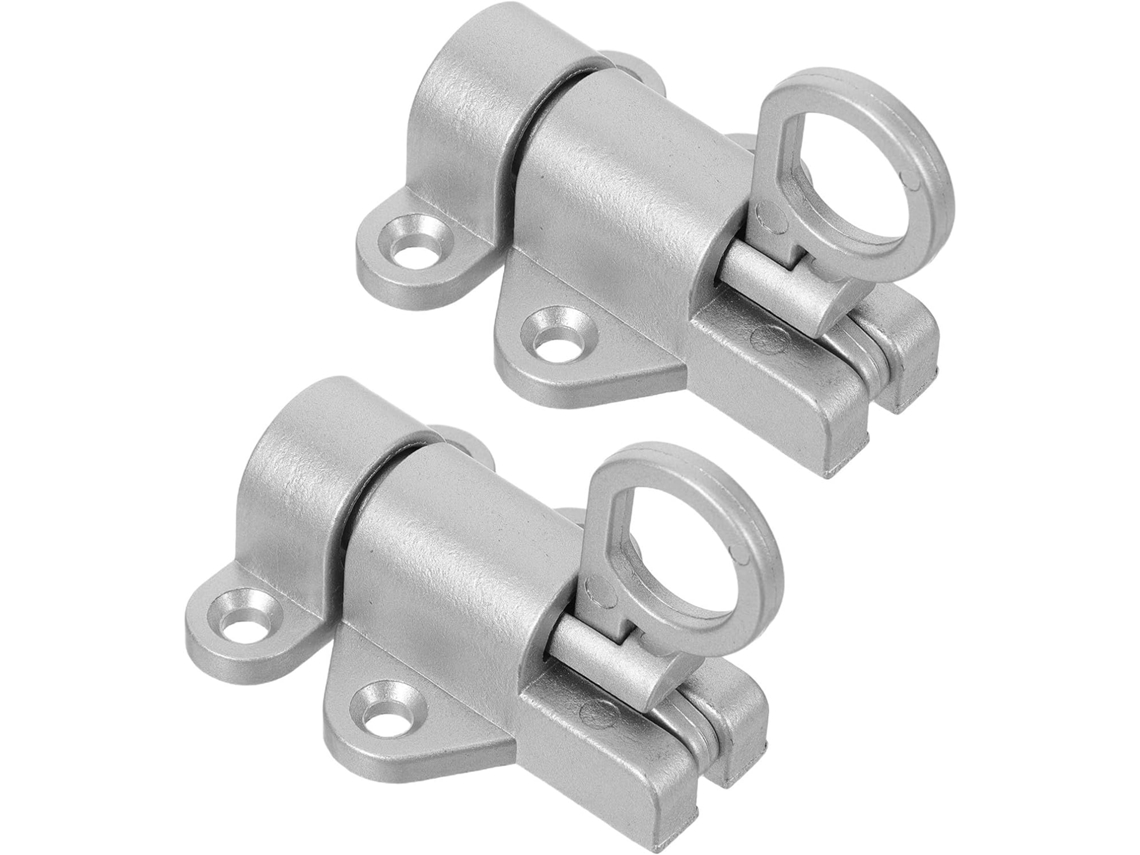 Conjunto De 2 Travas De Porta De Celeiro Com Mola E Travamento Automático