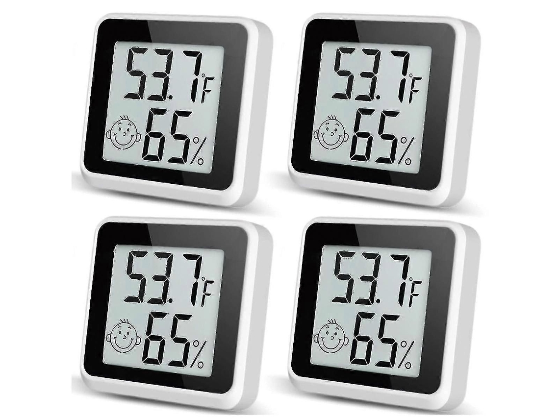 Termómetro Higrómetro Mini Digital Lcd Com Sensor, Medidor De Temperatura E Humidade Para Estufa E Interior - Elysve
