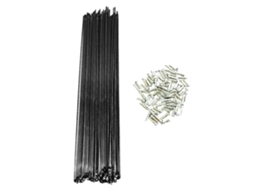 Raios E Bicos De Bicicleta, Raios J Bend, Raios De Bicicleta, 280 Mm, Pretos, 36 Peças Olysi Shop