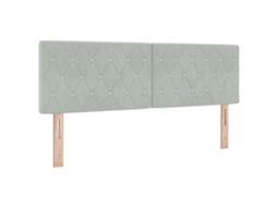 Vidaxl Cabeceira Cinzento-claro 144 Cm Veludo