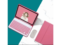 Lurelia Capa Com Teclado Bluetooth Para Ipad Mini 5 Com Suporte Para Caneta E Rato, Vermelho