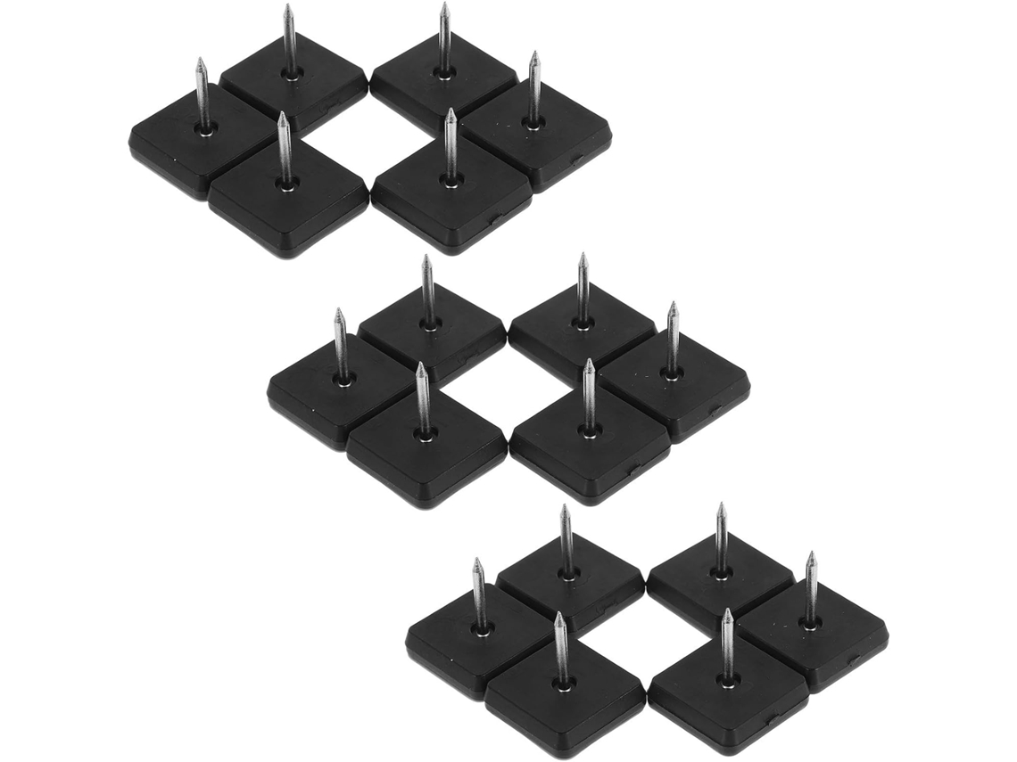 Yarnow Conjunto De 20 Deslizadores Ptfe Pés Cadeiras, Almofadas Quadradas Móveis, Ideais Carpetes E Pisos