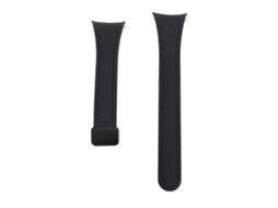 Pulseira De Silicone Fina Para Galaxy Watch 6 5 4 Com Fivela Dobrável Substituição Para Mulheres Preta