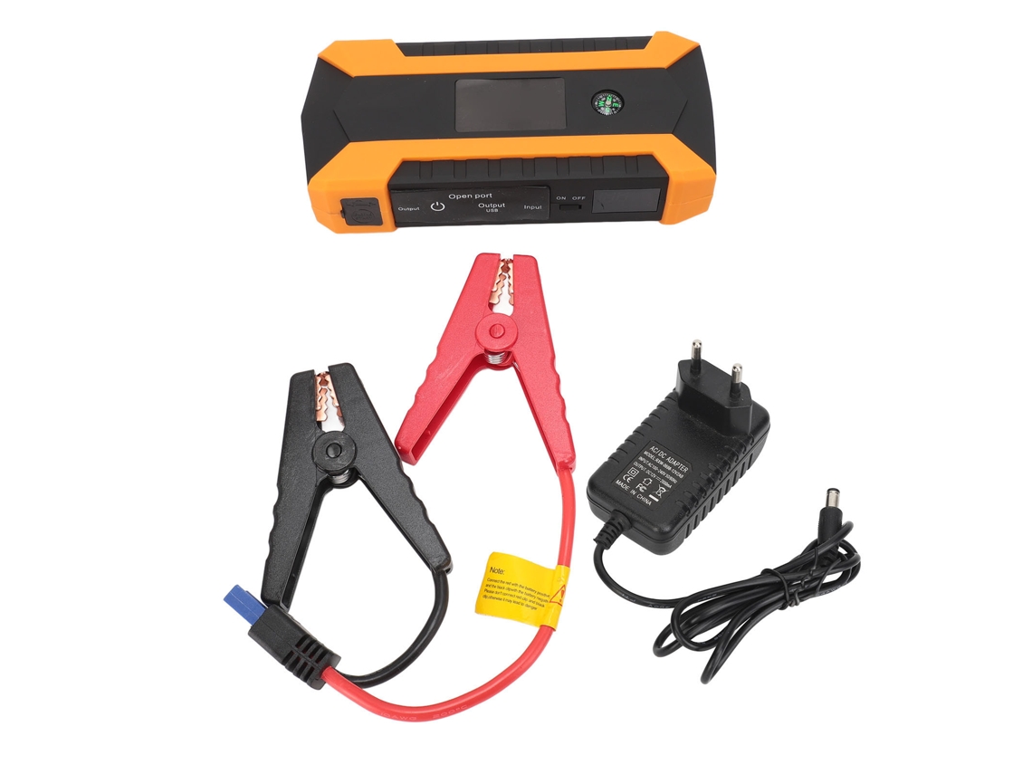 Aetheria iniciador Portátil de Bateria de Carro 1000a 12v 15000mah com Lanterna Led e Carregamento Rápido Usb
