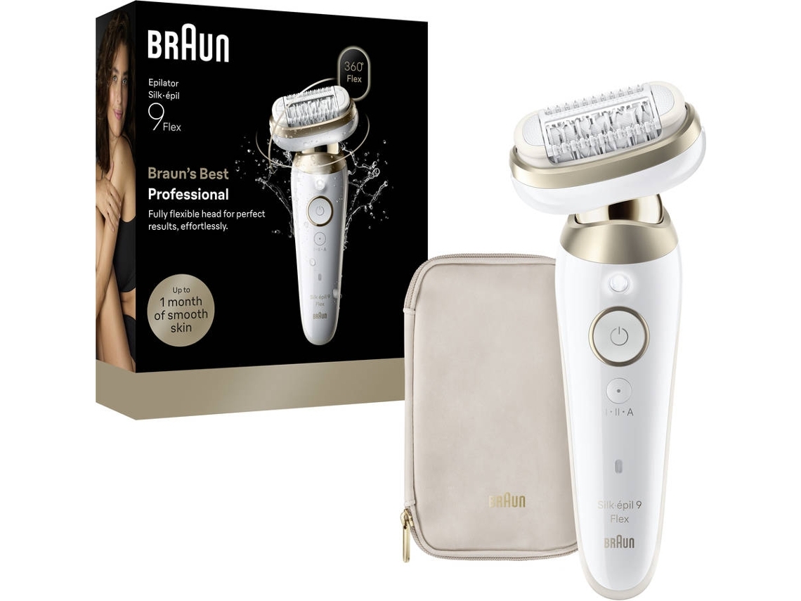 Depiladora BRAUN Silk·épil 9 Flex 9-011 (Outlet Caixa Aberta - Arranque - Multi-zonas - Bateria)