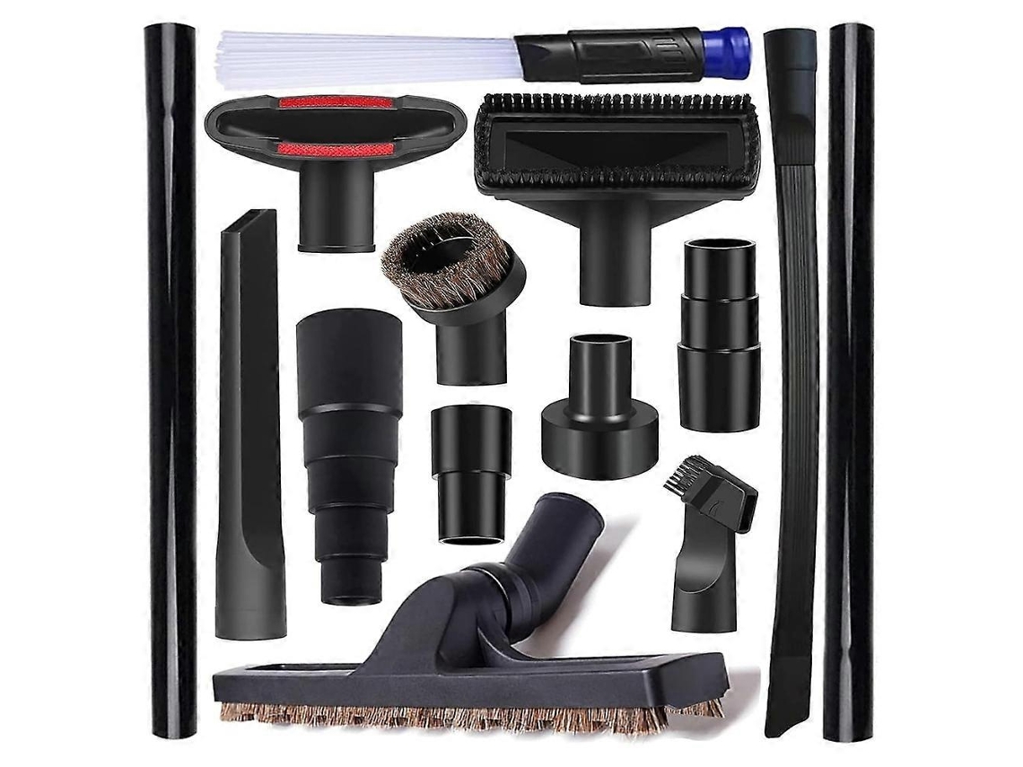 Conjunto De 14 Peças De Acessórios Universais Para Aspirador De Pó Profissional, Incluindo Adaptadores Para Mangueiras De Aspiradores De Pó E Águ_ozo