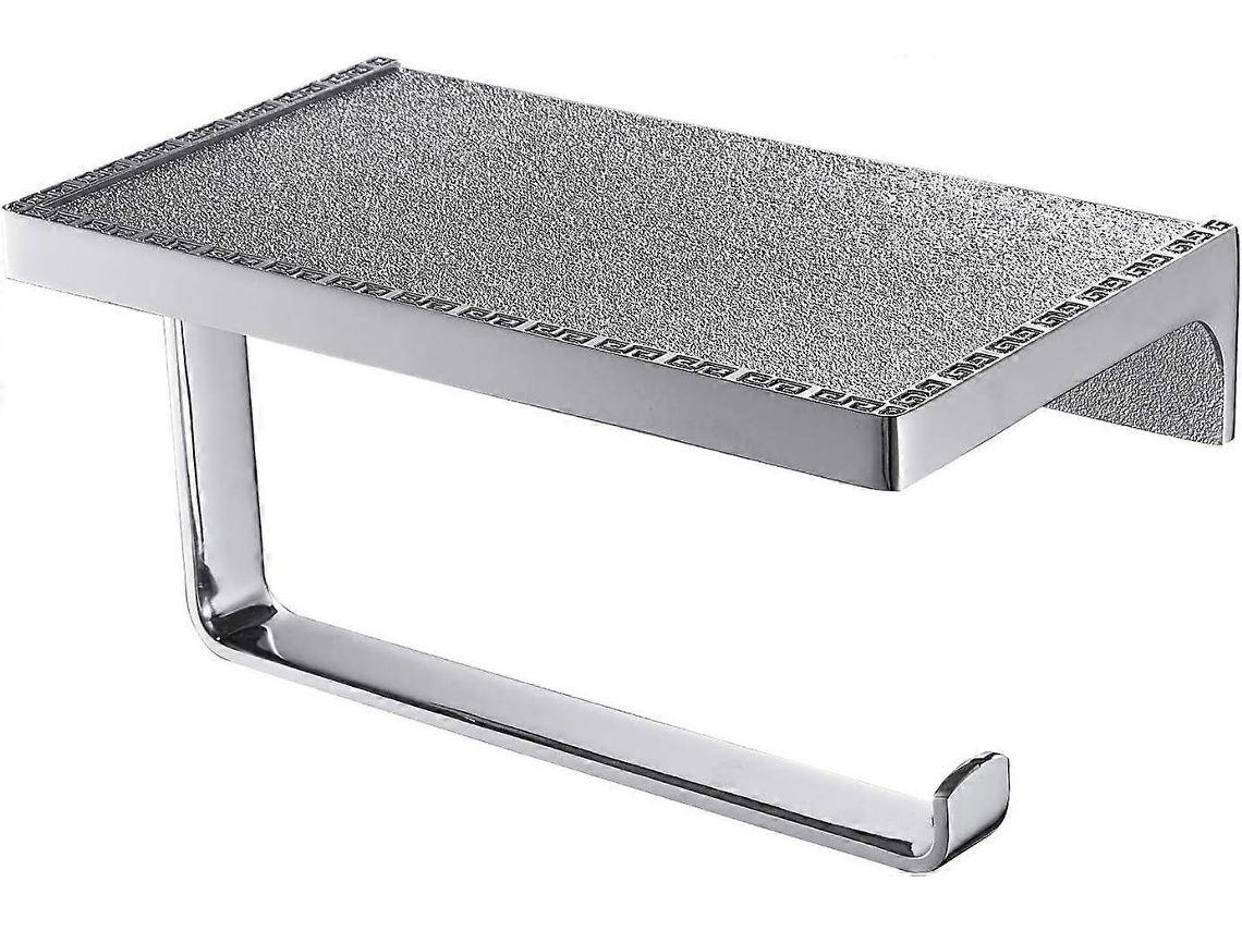 Suporte Para Papel Higiênico Com Prateleira, Dispensador De Lenços Umedecidos, Prateleiras Para Celular, Acessórios De Banheiro An Aquaforge
