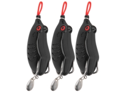 Kit 3 Iscas Artificiais de Pesca Soft