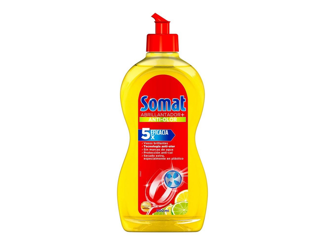 Agente de Brilho para Máquinas de Lavar Louça SOMAT 500 Ml