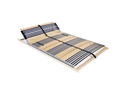 Vidaxl Estrado de Ripas com 42 Ripas 7 Zonas 140x200 Cm
