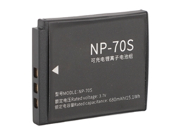 3.7v 680mah Rechargeable Li Ion Camera Battery Replacement Np‑70s For Mini 99 Camera LAXISCREED