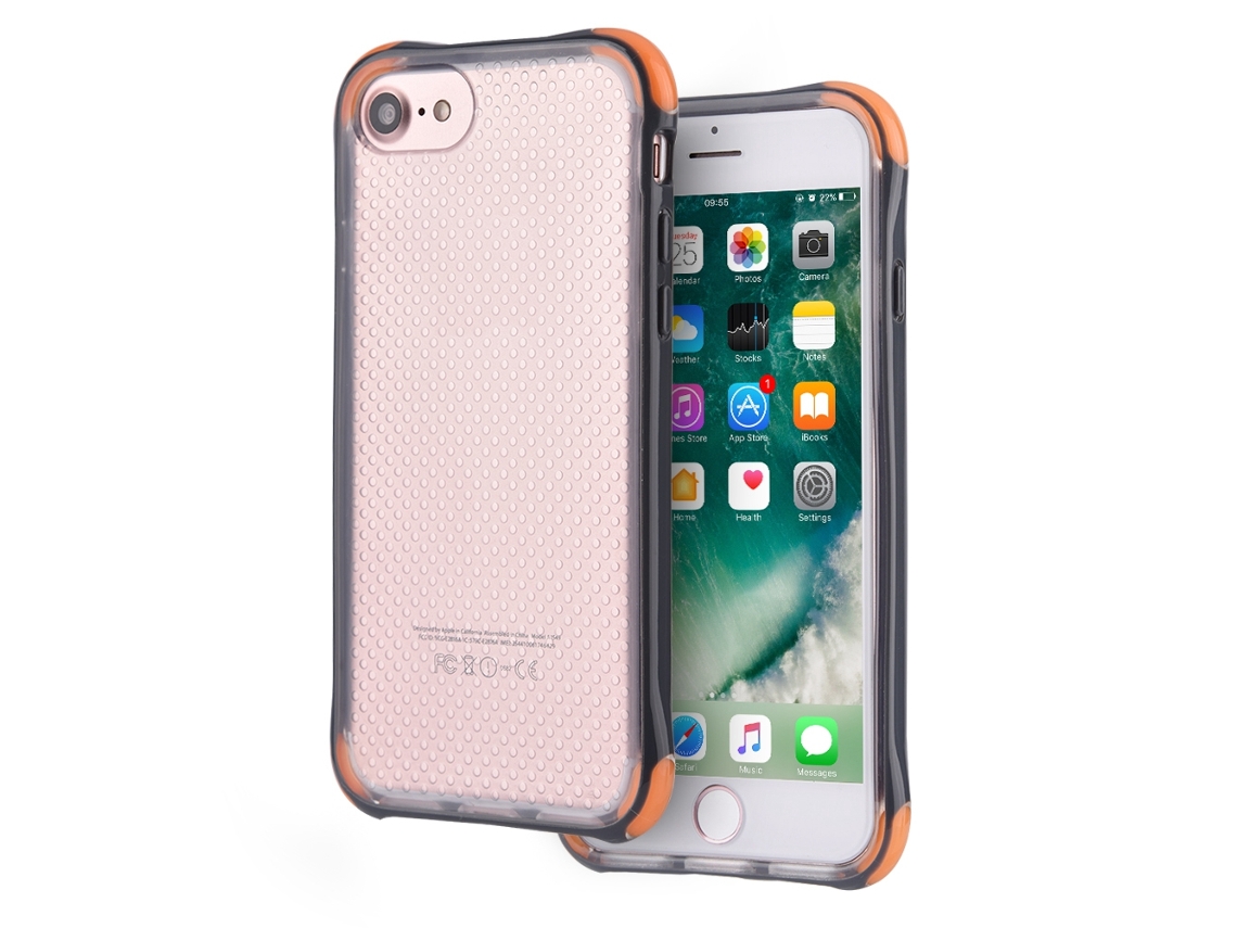 Capa Protetora Transparente Anti queda Tpu para Iphone7, Marca B.o.w Ht037. EOOCOO