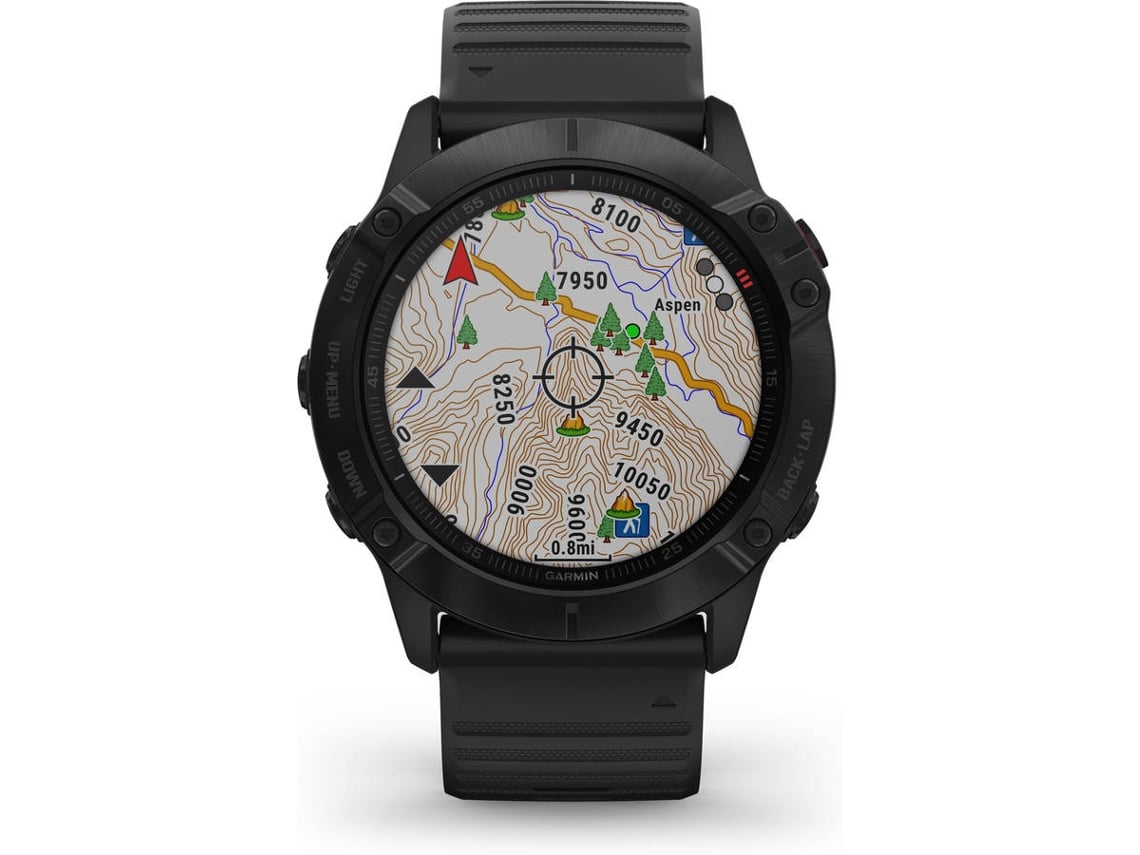 Relógio Desportivo GARMIN Fénix 6X Pro (Bluetooth - Até 21 dias de autonomia - Preto)