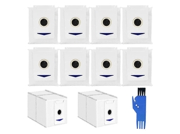 Conjunto De 10 Sacos De Pó Para Aspirador Ecovacs T30 Pro Omni, Peças De Reposição Para Aspirador De Pó T30 Pro