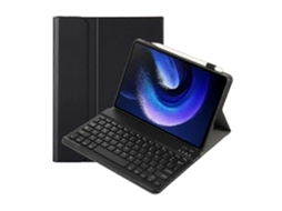 Capa De Couro Ultrafina Com Teclado Bluetooth E Textura De Pele De Cordeiro Para Xiaomi Pad 6 / Pad 6 Pro A0n7