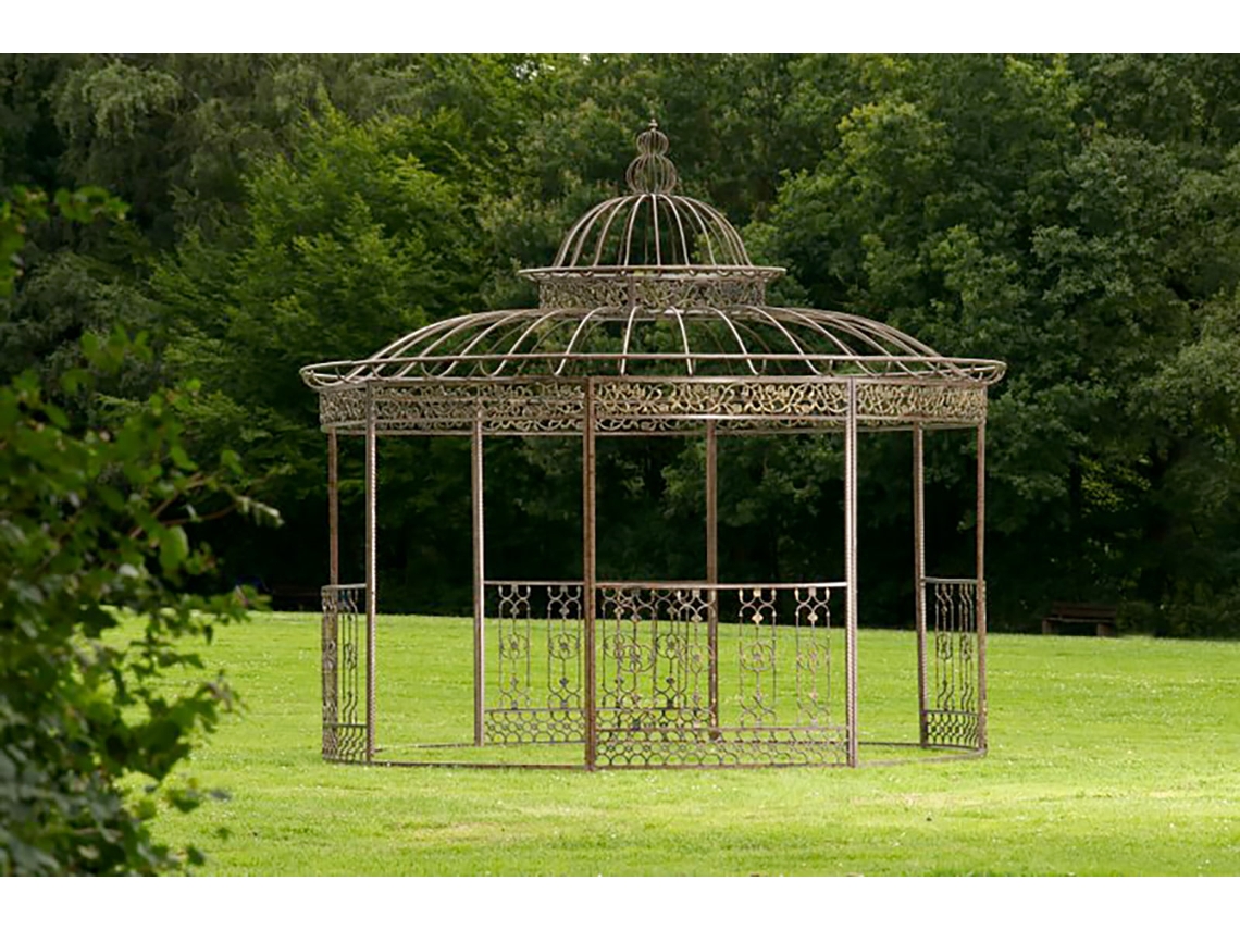 Luxus Pavillon Romantik Rund 350 Cm