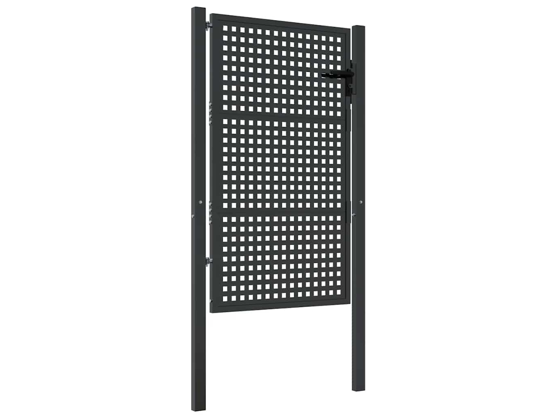Garden Gate, Garden Gates Vidaxl Antracite Aço (100 X 150 Cm)