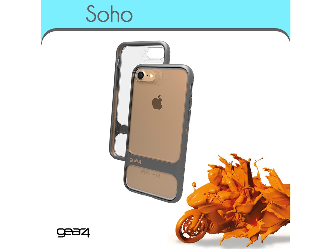 Capa iPhone 6/ 6s/ 7 GEAR4 IC7010D3 Dourado