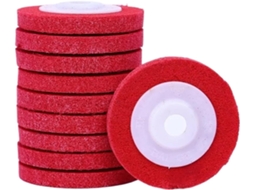 Conjunto De 10 Discos Abrasivos 100 Mm Em Não Tecido, Roda Polimento