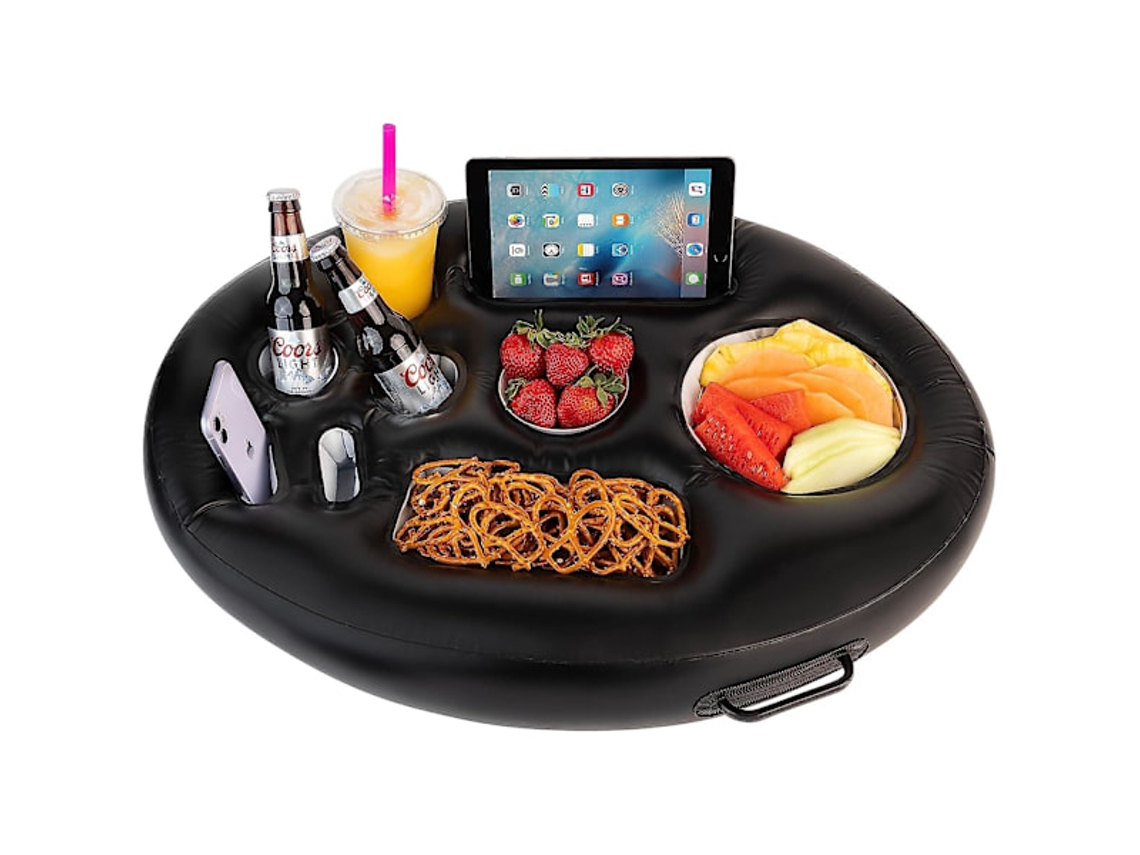 Suportes Flutuantes Premium Para Bebidas Na Piscina, Bandejas Para Servir Bebidas Na Piscina, Suportes Para Alimentos E Bebidas, Recipientes Térmicos,