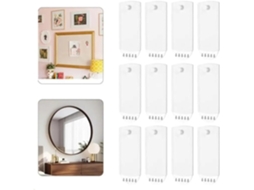 Fitas Adesivas Para Pendurar Quadros, 36 Unidades, Com Ganchos Para Molduras, Fácil Instalação, Ideais Para Fotos