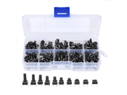 Kit de 200 Interruptores Tácteis Micro Push Button | S/MARCA