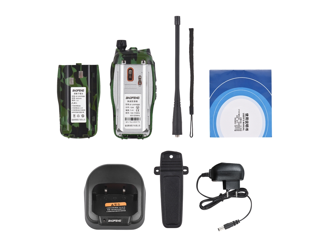 Rádios De Duas Vias Baofeng Para Adultos, Longo Alcance, Walkie Talkie Profissional