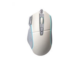 Rato Yizhood G1pro Jogo De Esports Luminoso Com Fio Sensação Mecânica Computador Notebook De Mesa Periférico Universal Cinza