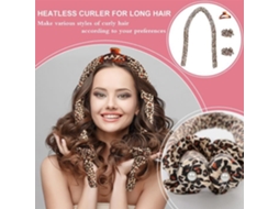 Haste de ondulação sem calor Conjunto de modelador de cabelo preguiçoso deixa o cabelo macio e brilhante - Biebeiata 02 S/MARCA