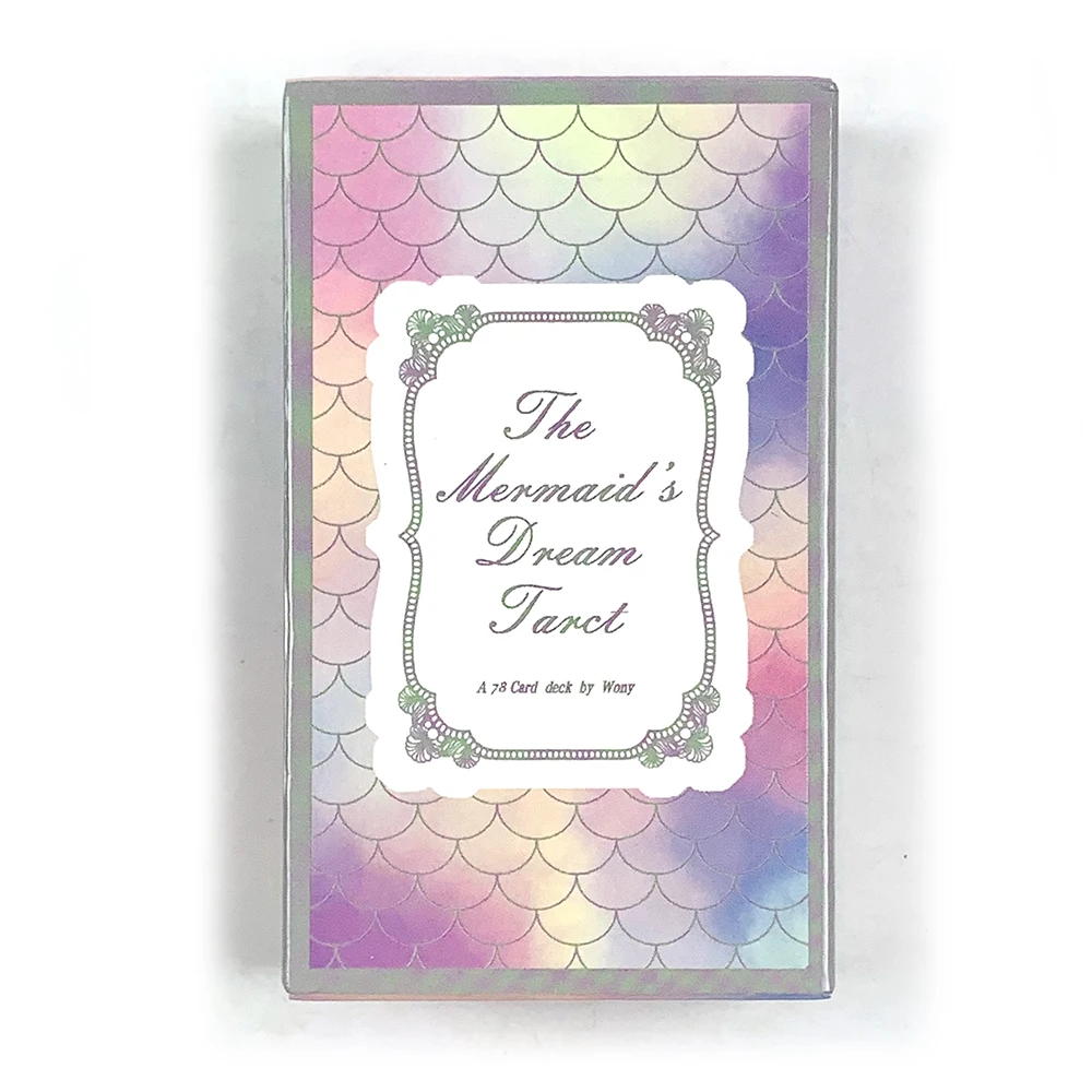 Tarot Sonho de Sereia, 78 Cartas de Tarot Lindamente Desenhadas, Adequadas para Adivinhação e Jogos de Festa. MDUG