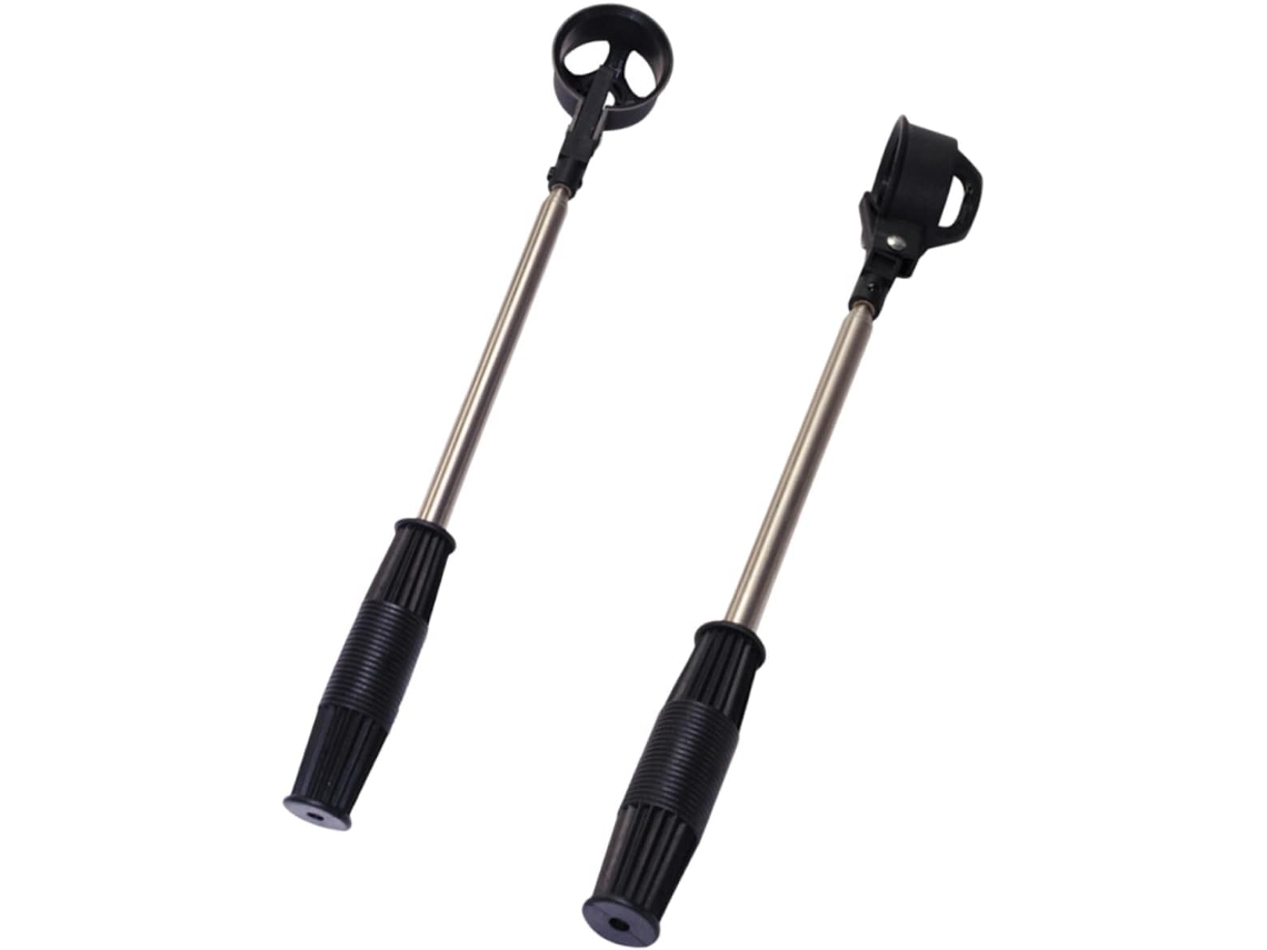 Conjunto de 2 Ferramentas Topbathy, telescópicas, aço inox (S)