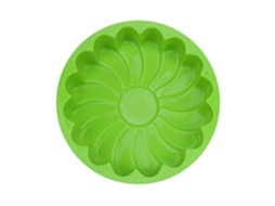 Utensílios De Cozinha Para Confeitaria, Forma Redonda De Silicone Para Bolos, Compatível Com Bolos, 1 Unidade, Verde Aquaforge