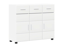 Buffet Florin Branco 88,5 X 30,5 X 73 Cm Madeira Processada