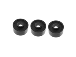 Conjunto De 3 Rodízios De Reposição Para Macaco Hidráulico Giratório Horizontal - Acessório Durável E