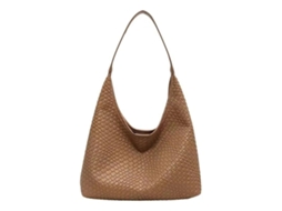 Lurelia Bolsa De Ombro Feminina Em Palha Grande Capacidade Fecho De Correr Design Moderno Para Praia E Viagem