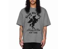 Rockinstone Sleepy Hollow Movie New York Heather Graphite Adult T-shirt Size:xxl