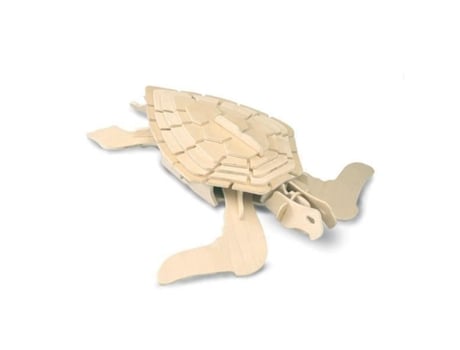 Kit de construção em madeira FSC - QUAY - tartaruga